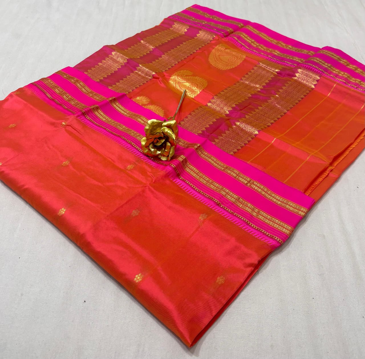 Pure Silk NarayanPeth Paithani (part1)