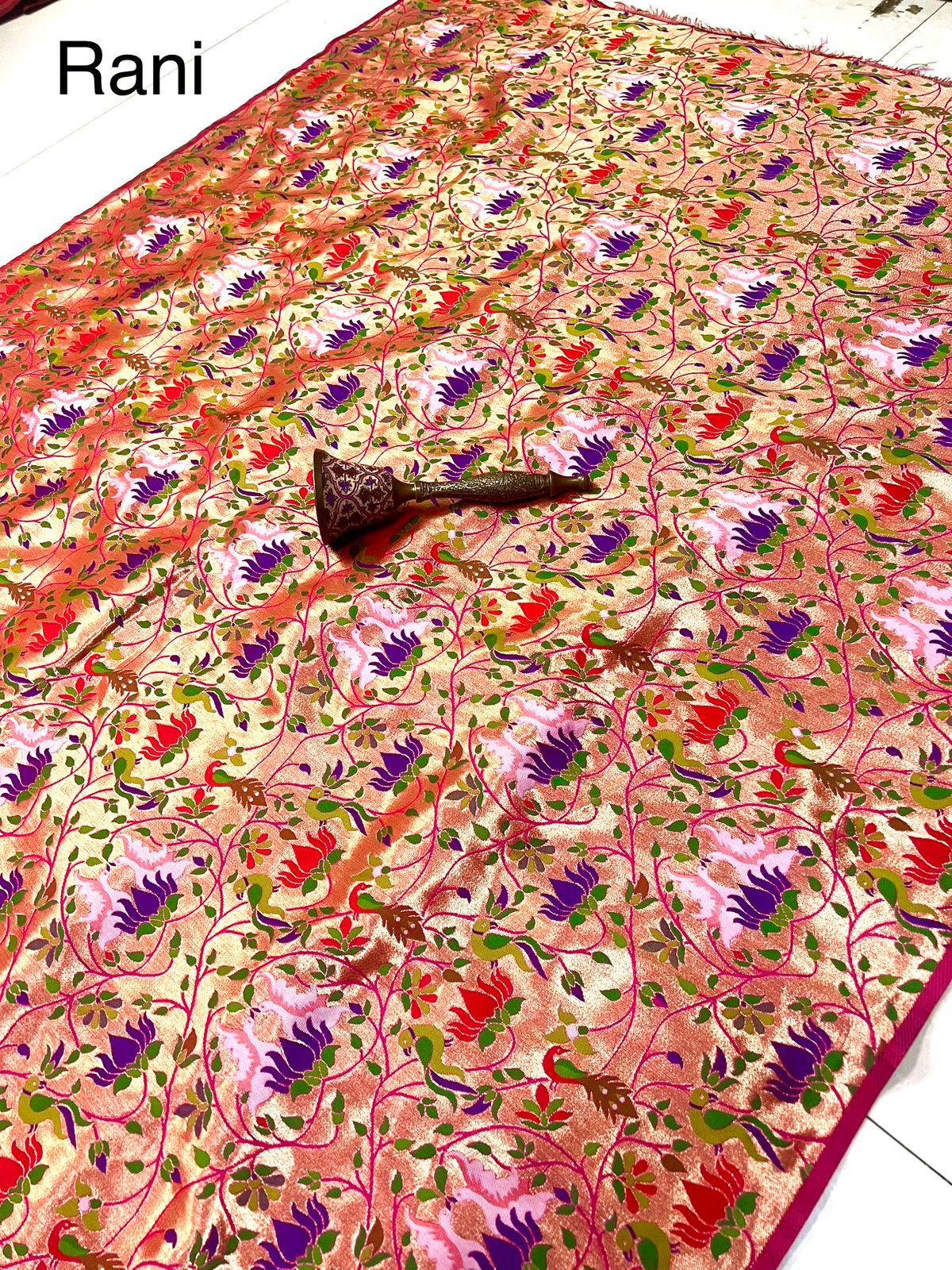 Paithani Jari Material for Jacket , Blouse