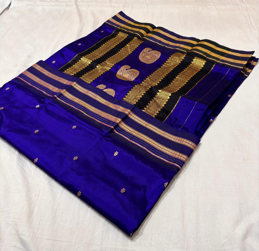 Pure Silk NarayanPeth Paithani (part1)
