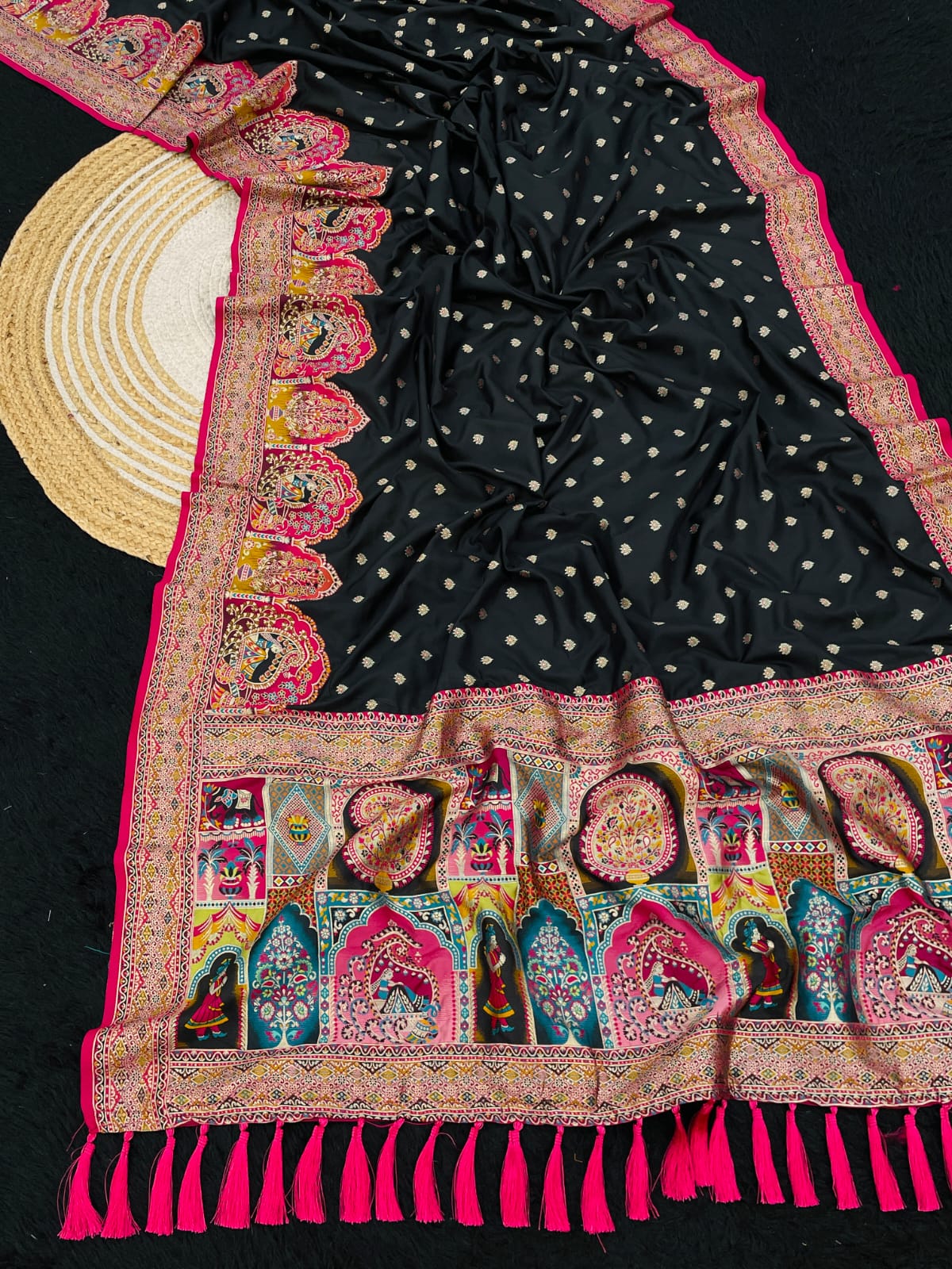 Pashmina Darbari Saree