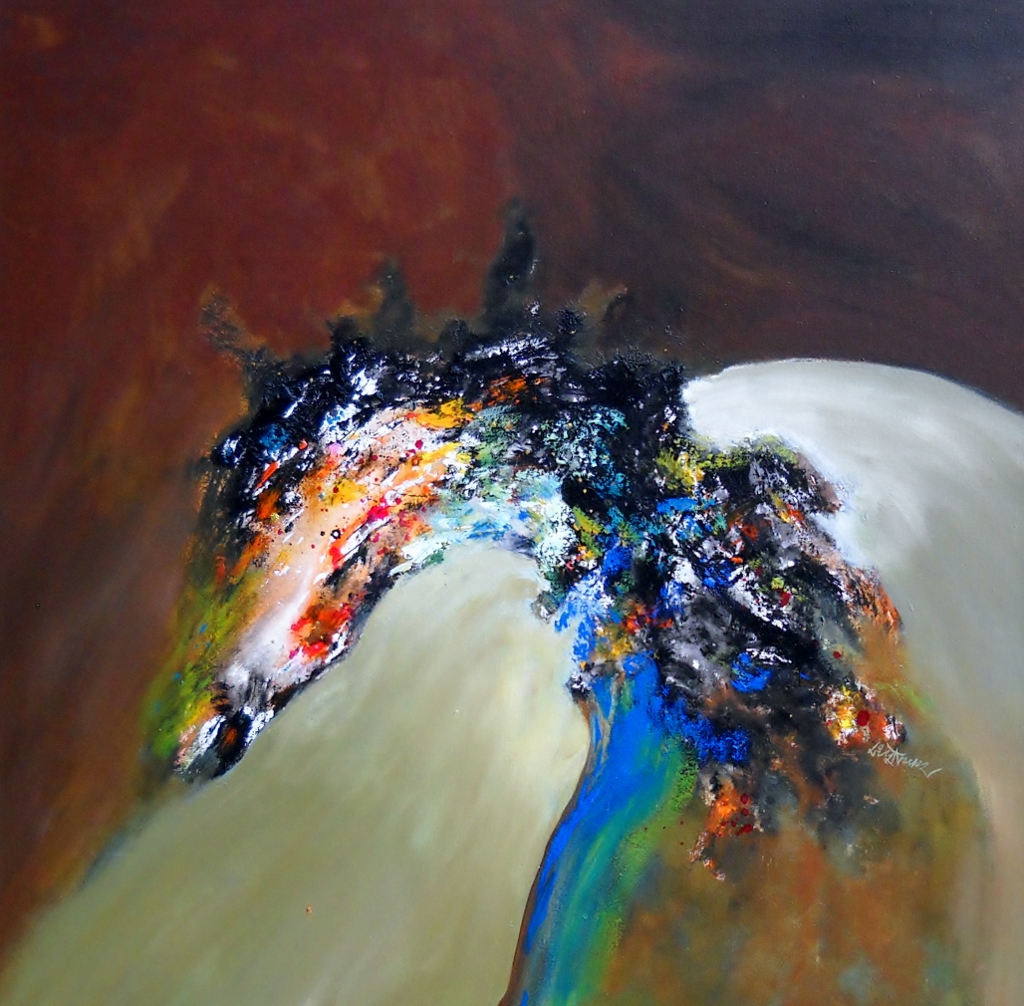 Abstract Horse Painting