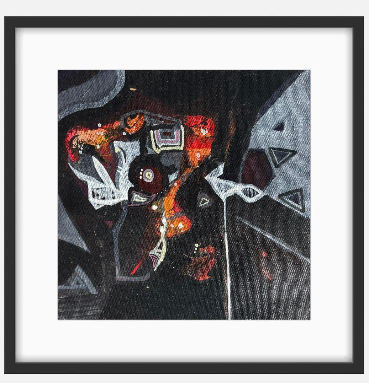  Night Forms I Size: 45 cm × 45 cm I Medium: Acrylic on Canvas I Presentation: Framed I Price: On Request I Prints: Limited Edition Available with Authenticity Certificates