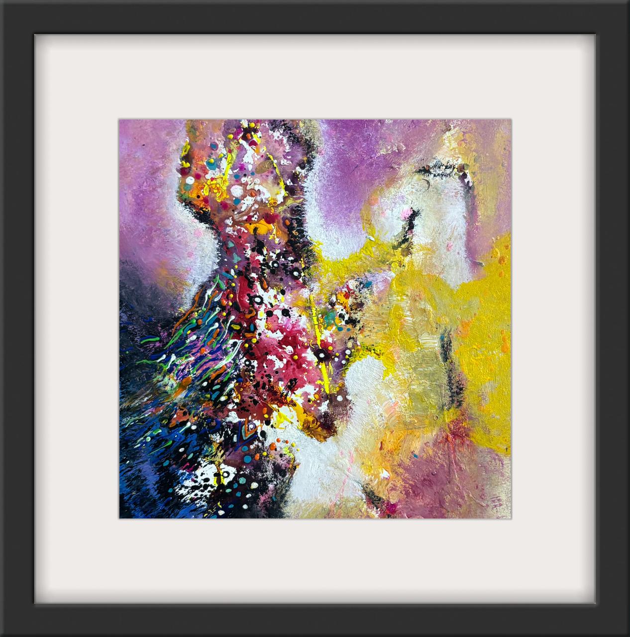 Pink Energy I Size: 45 cm x 45 cm I Price: on Request I Mount Framed