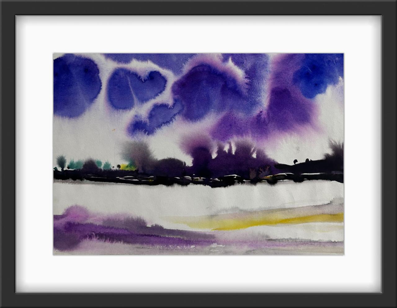 Echoes Beneath the Purple Sky