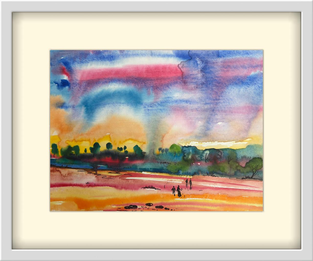 Walking into the Horizon