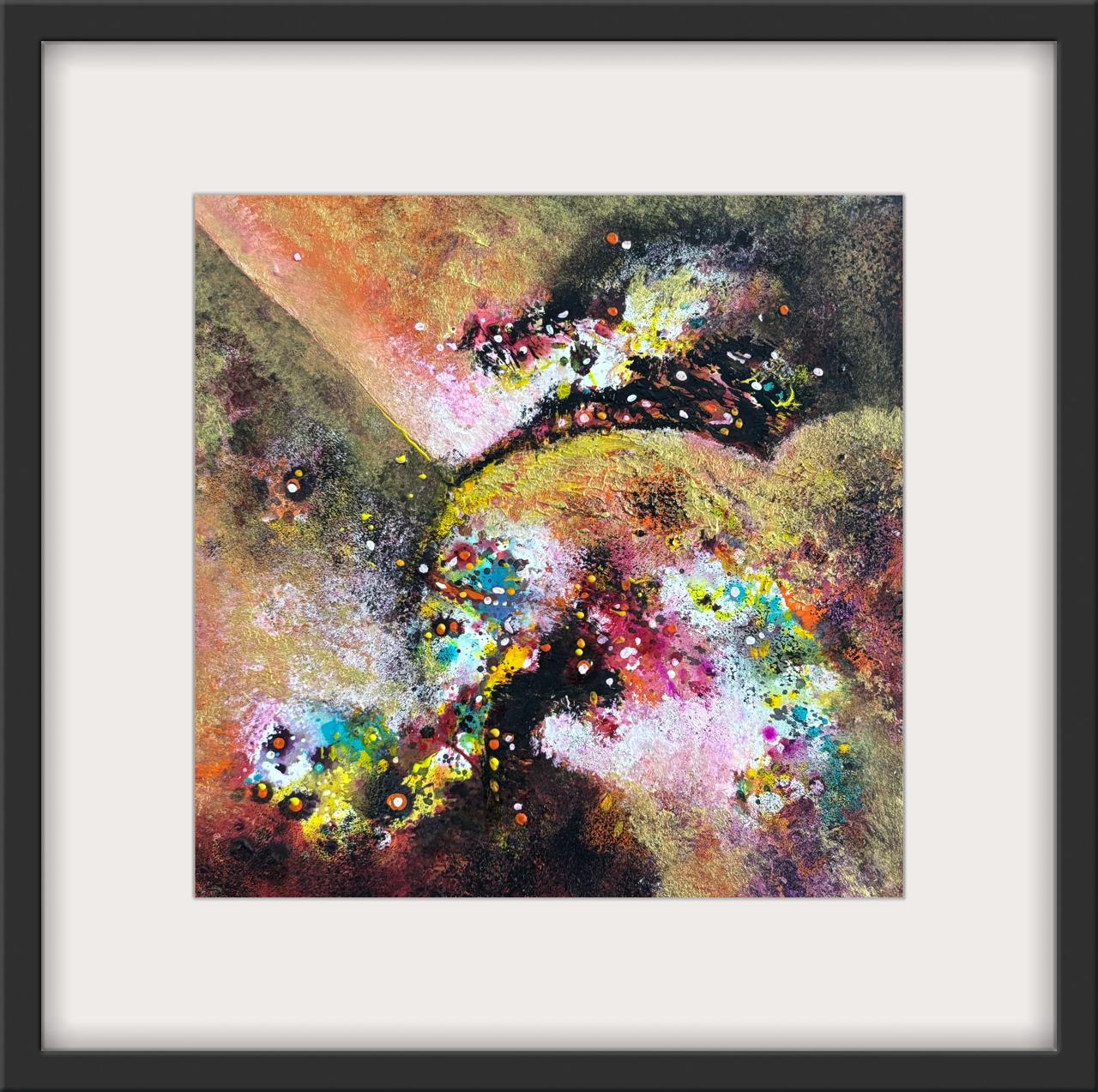 Cosmic Pulse I Size: 45 x 45 cm I Mount Framed I Price: on Request