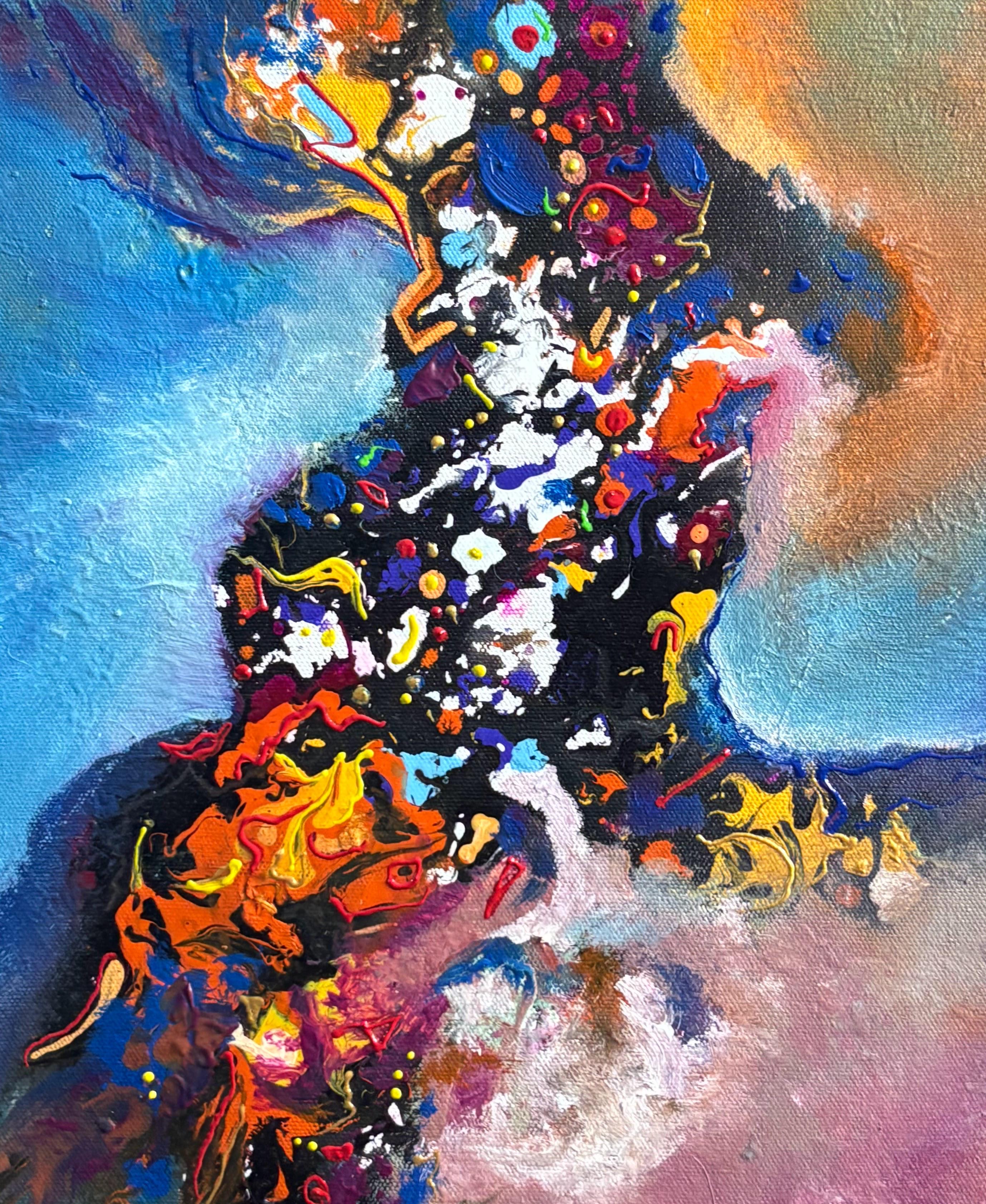 Title: Misty Twilight I Size: 45 cm × 45 cm I Medium: Acrylic on Canvas I Presentation: Framed I Price: On Request I Prints: Limited Edition Available with Authenticity Certificates