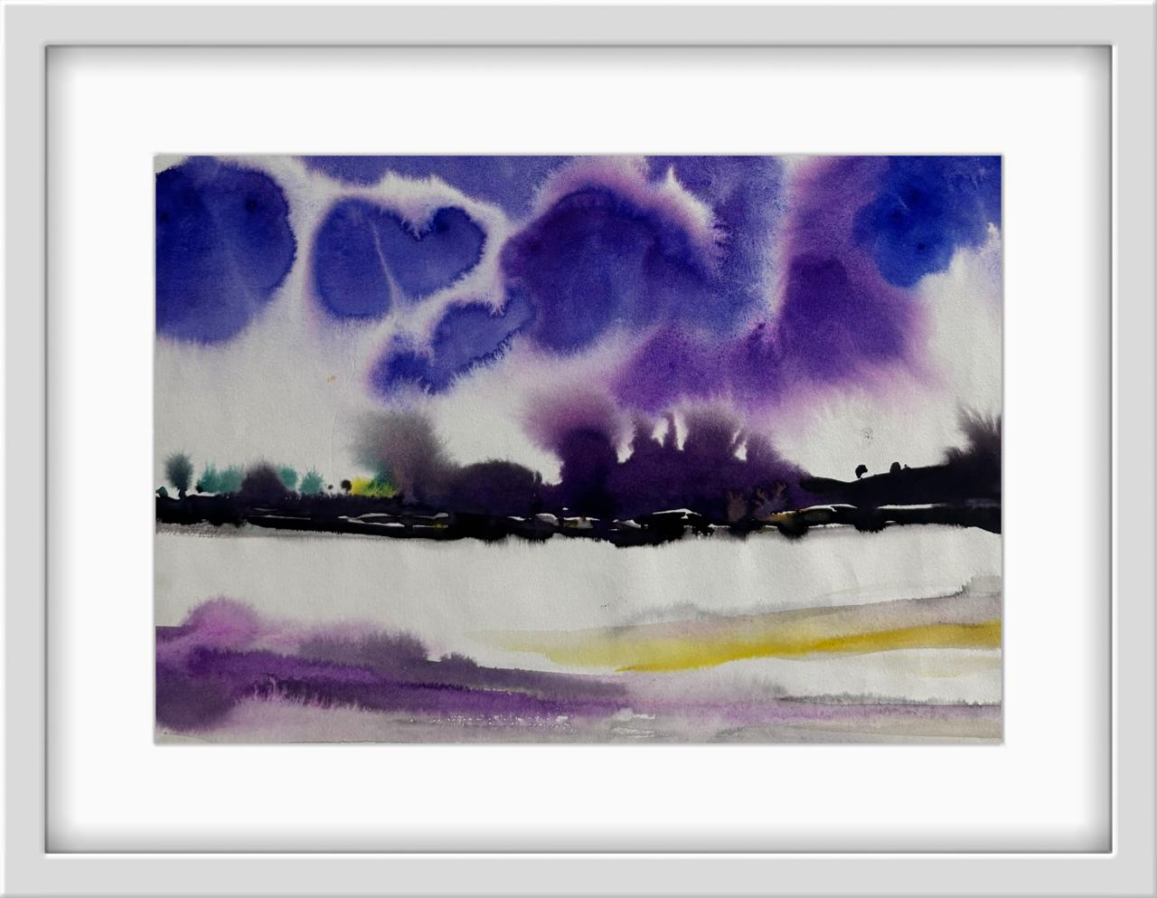 Echoes Beneath the Purple Sky