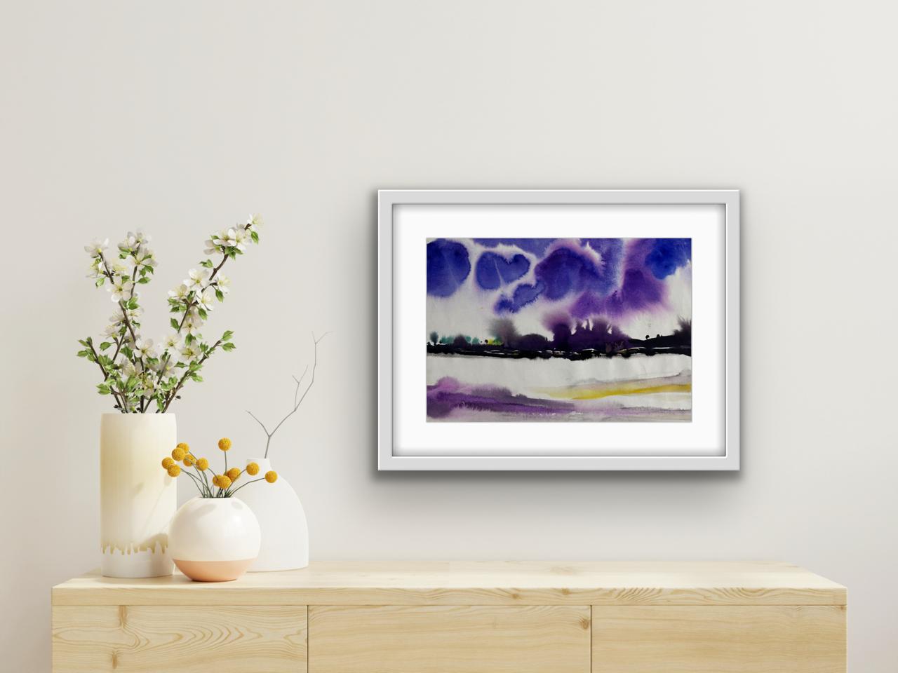 Echoes Beneath the Purple Sky