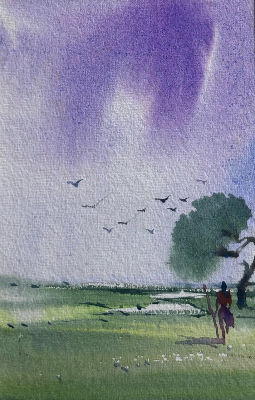 Journey Under a Violet Sky