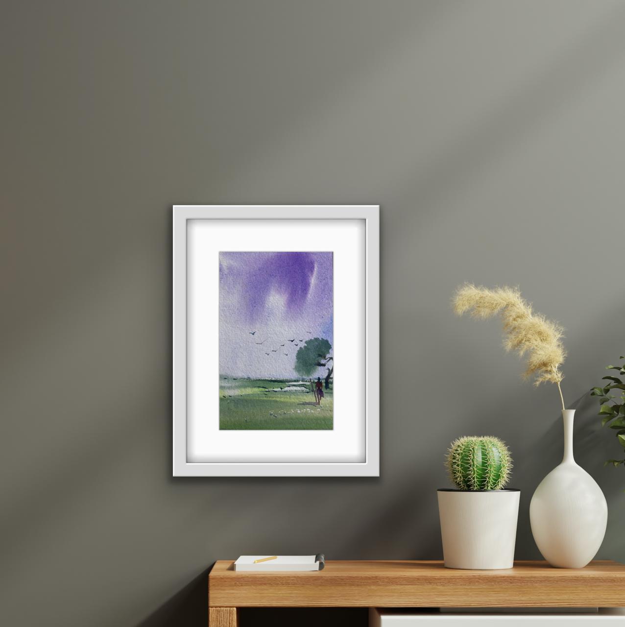 Journey Under a Violet Sky