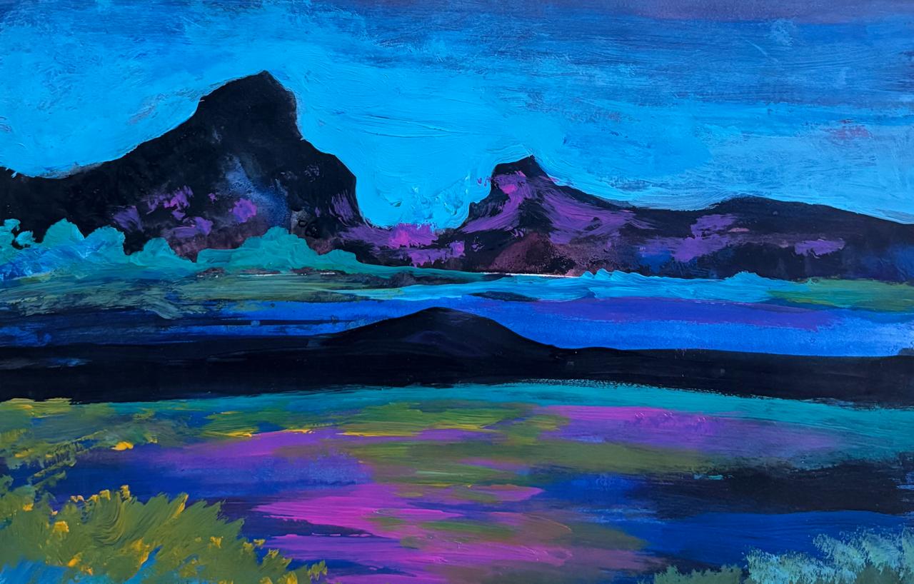 Blue Echoes of the Hills