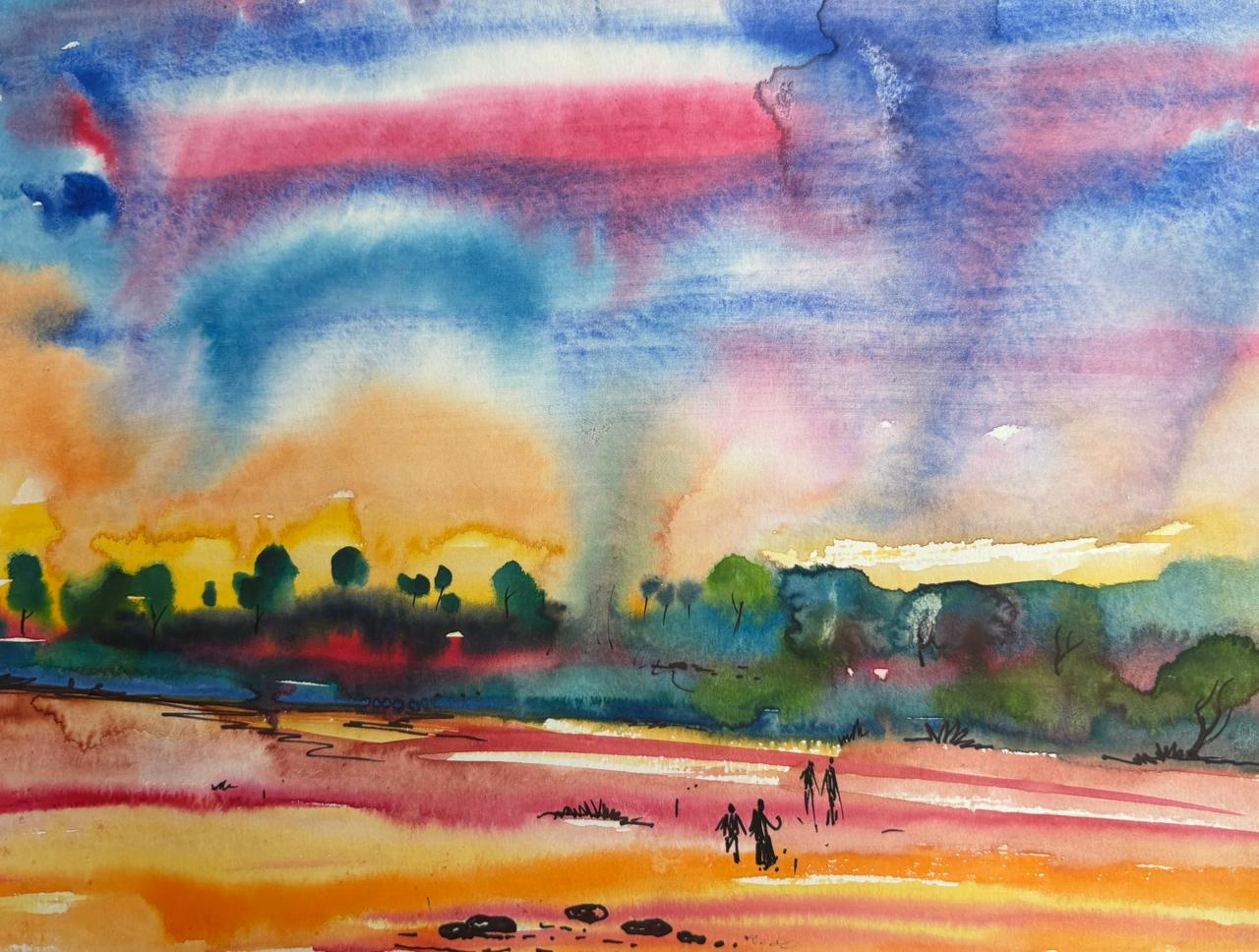 Walking into the Horizon