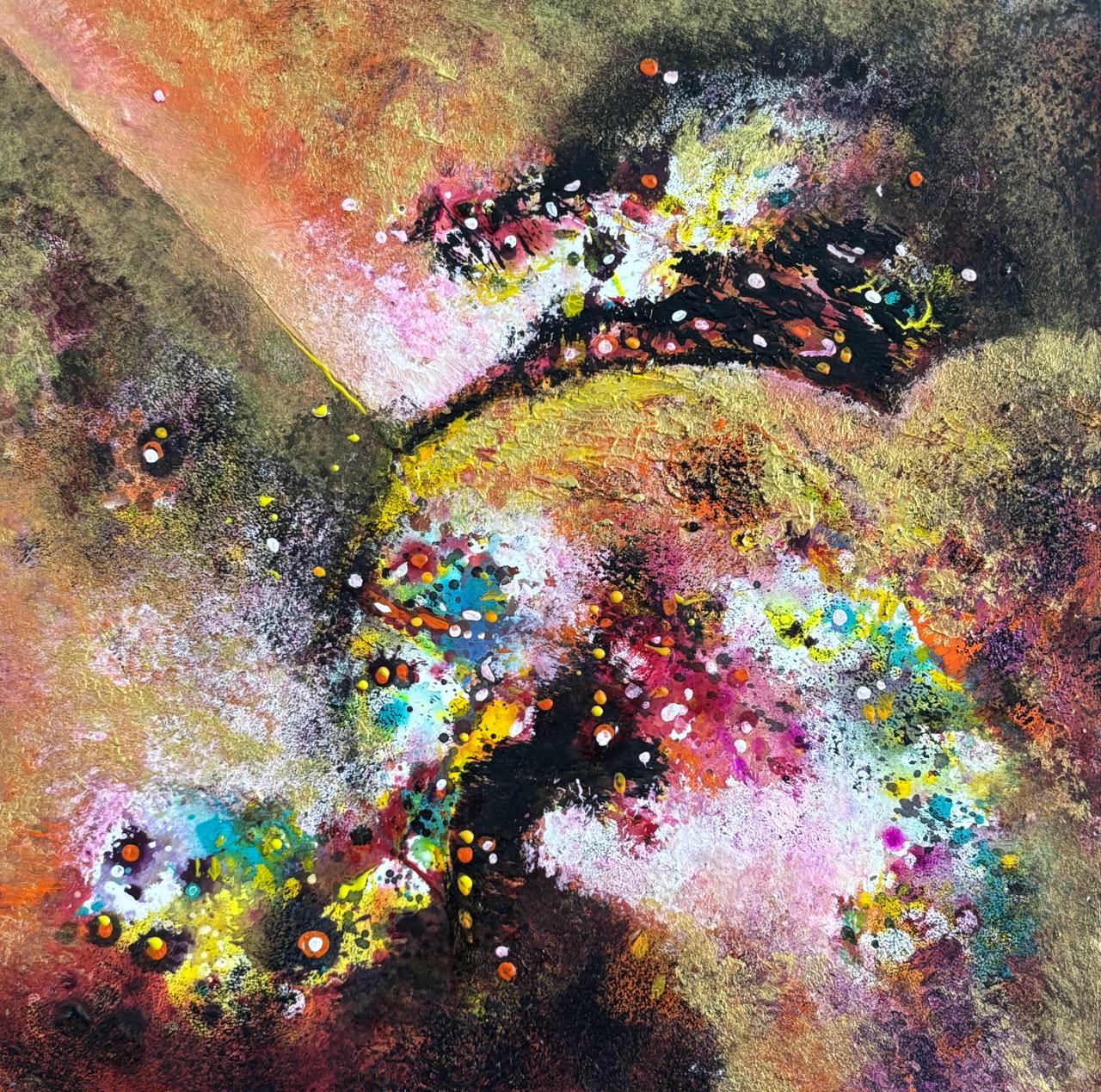 Cosmic Pulse I Size: 45 x 45 cm I Mount Framed I Price: on Request