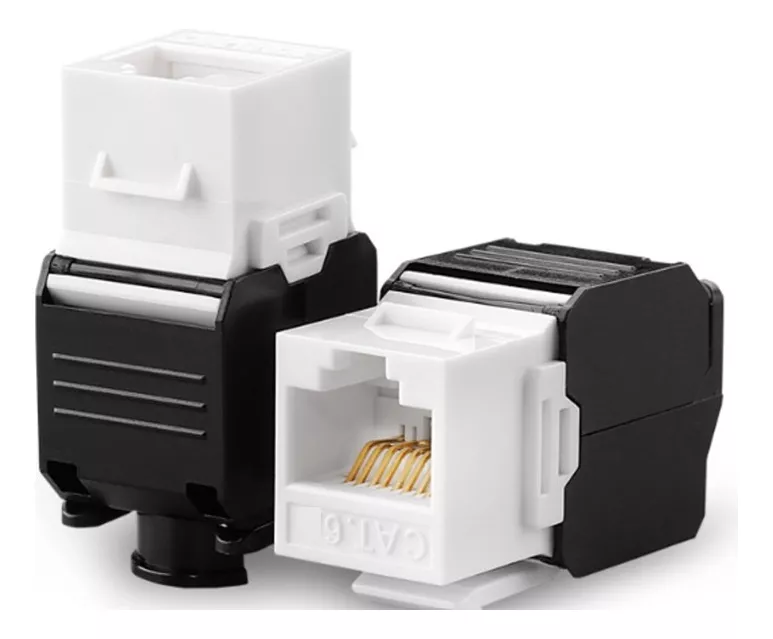 Modulo Rj-45 Categoría 6 Autoponchado Pack 10 Unidades,RJ45 Ethernet Connector