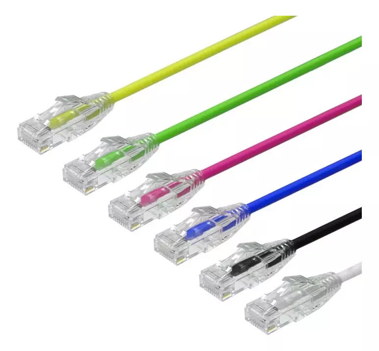Patch Cord UTP Categoría 6a Ultra Delgado Color Blanco