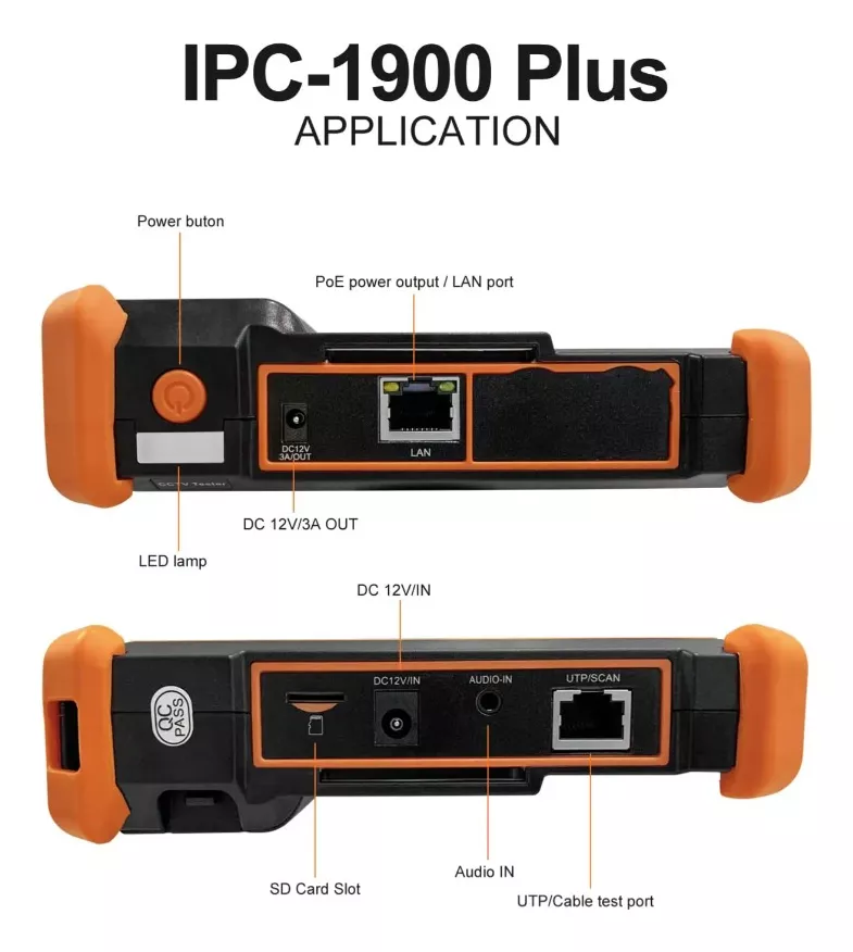 Probador Hd Cctv Ip, 4 Ips Touch Screen, All In One