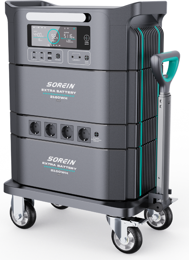 Sorein A5 5357Wh Stackable Solar Generator Power Station