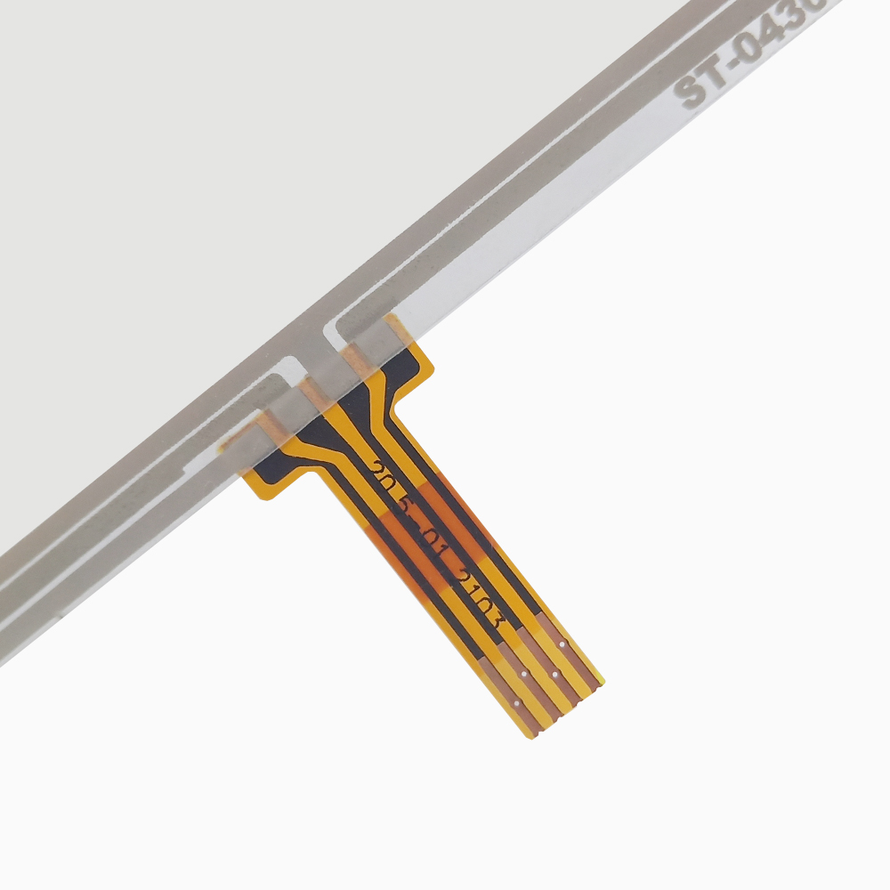 4.3‘’  4-wires Resistive touch Panel for  AT043TN24 V.7 LCD screen