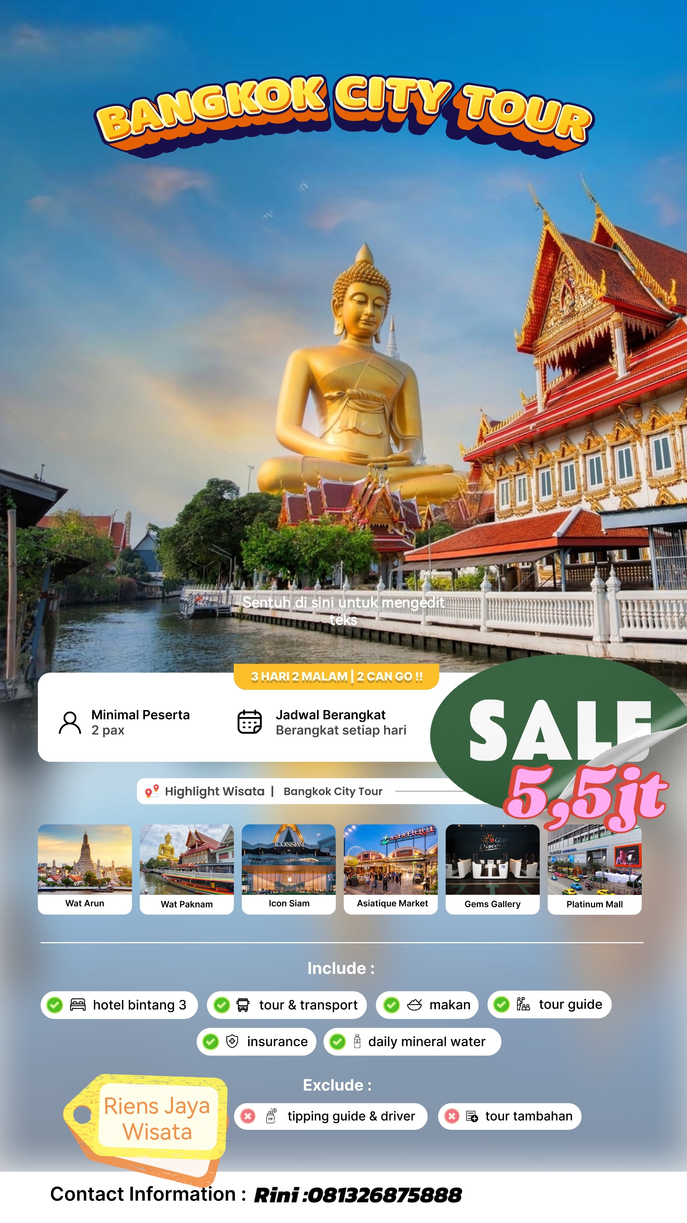 Bangkok City Tour