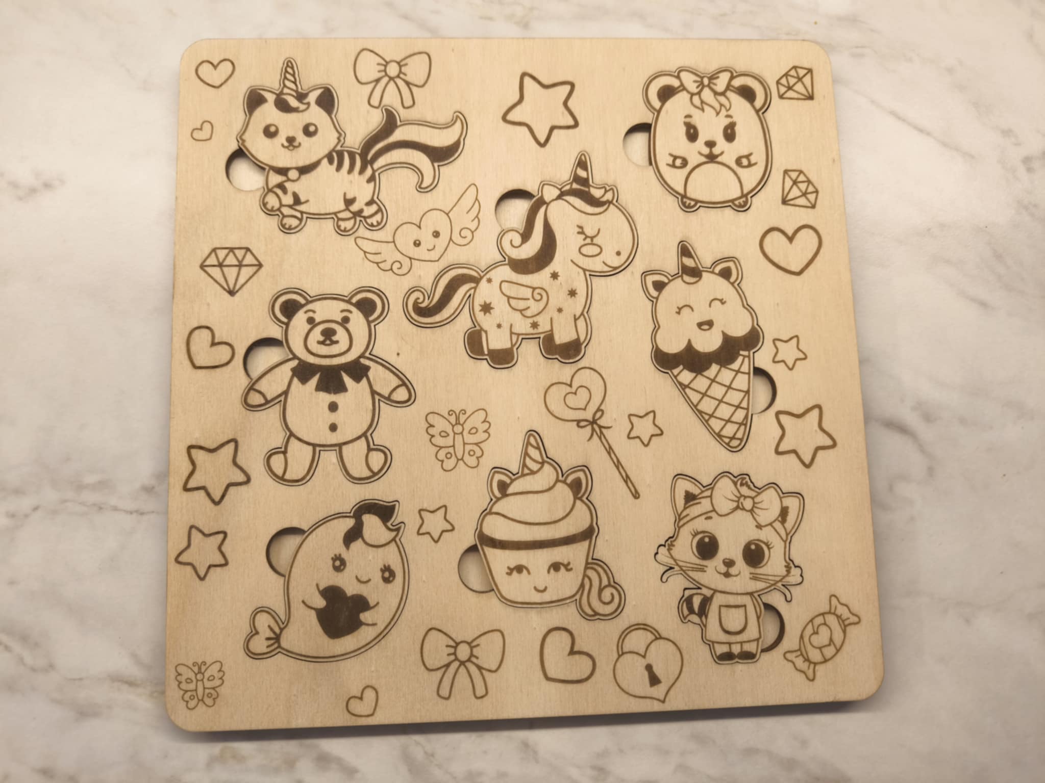 Medinė dėlionė vaikams