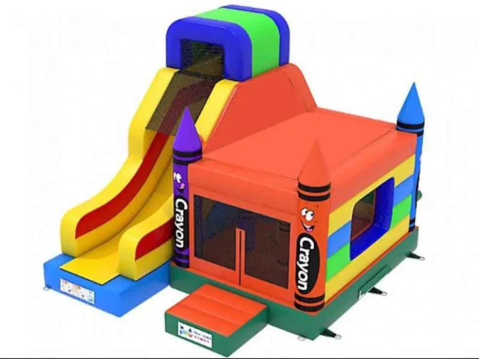 Combo crayon avec toboggan XXL