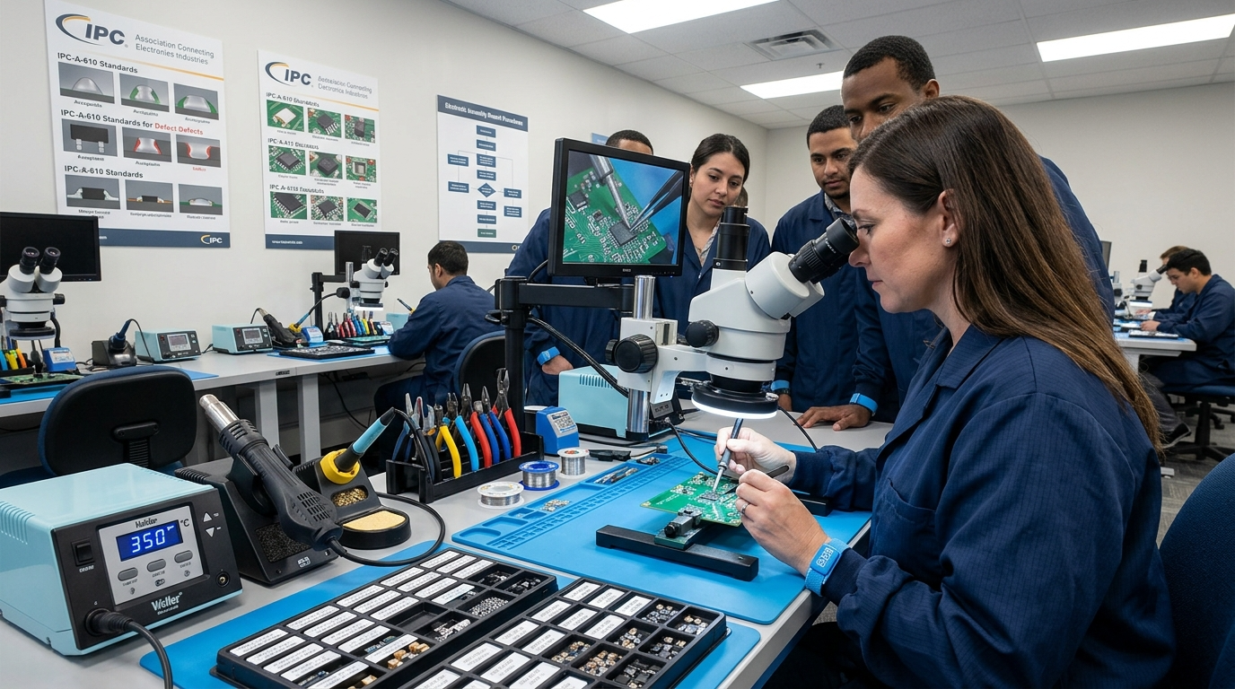 Rework, Modification & Repair of Electronic Assemblies IPC-7711/7721 — Certified IPC Specialist (CIS) Certification | 5-Day Training Course