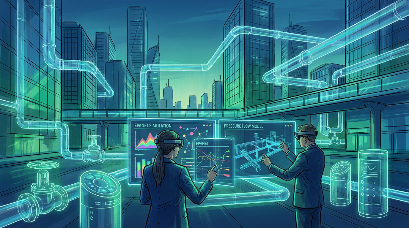 Design of Water Supply Networks using EPANET 