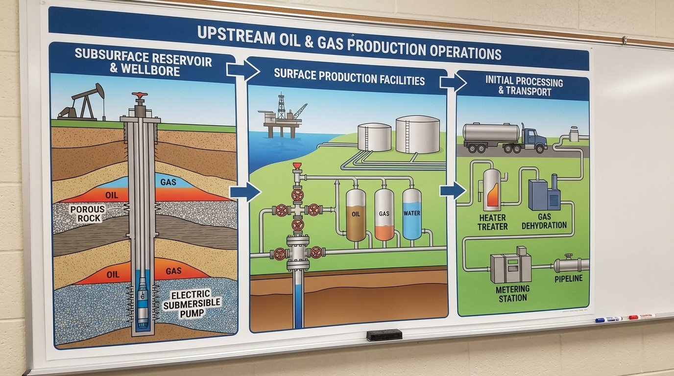 Upstream Production for Oil and Gas
