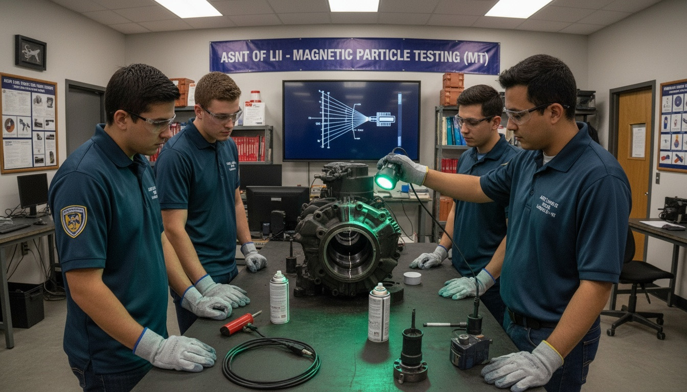 ASNT Level II - Magnetic Particle Testing (MT)