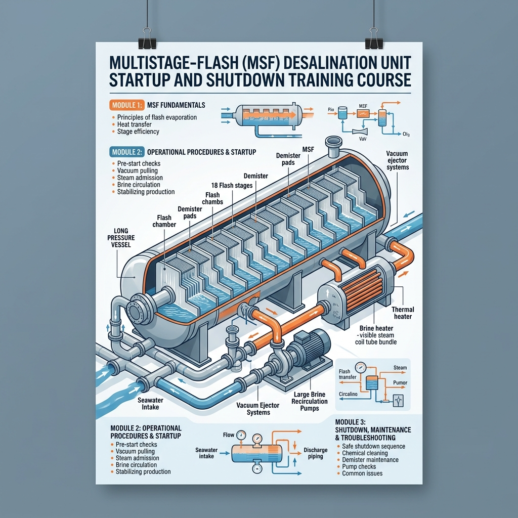 Multistage–Flash (MSF) Unit Startup and Shutdown