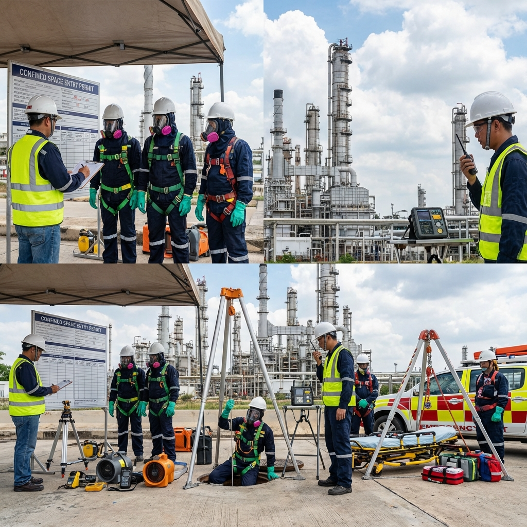 Confined space and gas monitoring