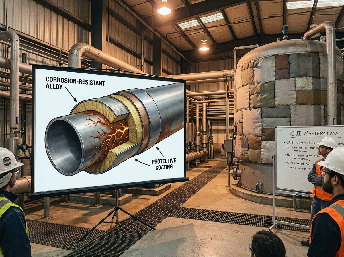 Extensive 2 Days Masterclass – Corrosion Under Insulation (CUI)