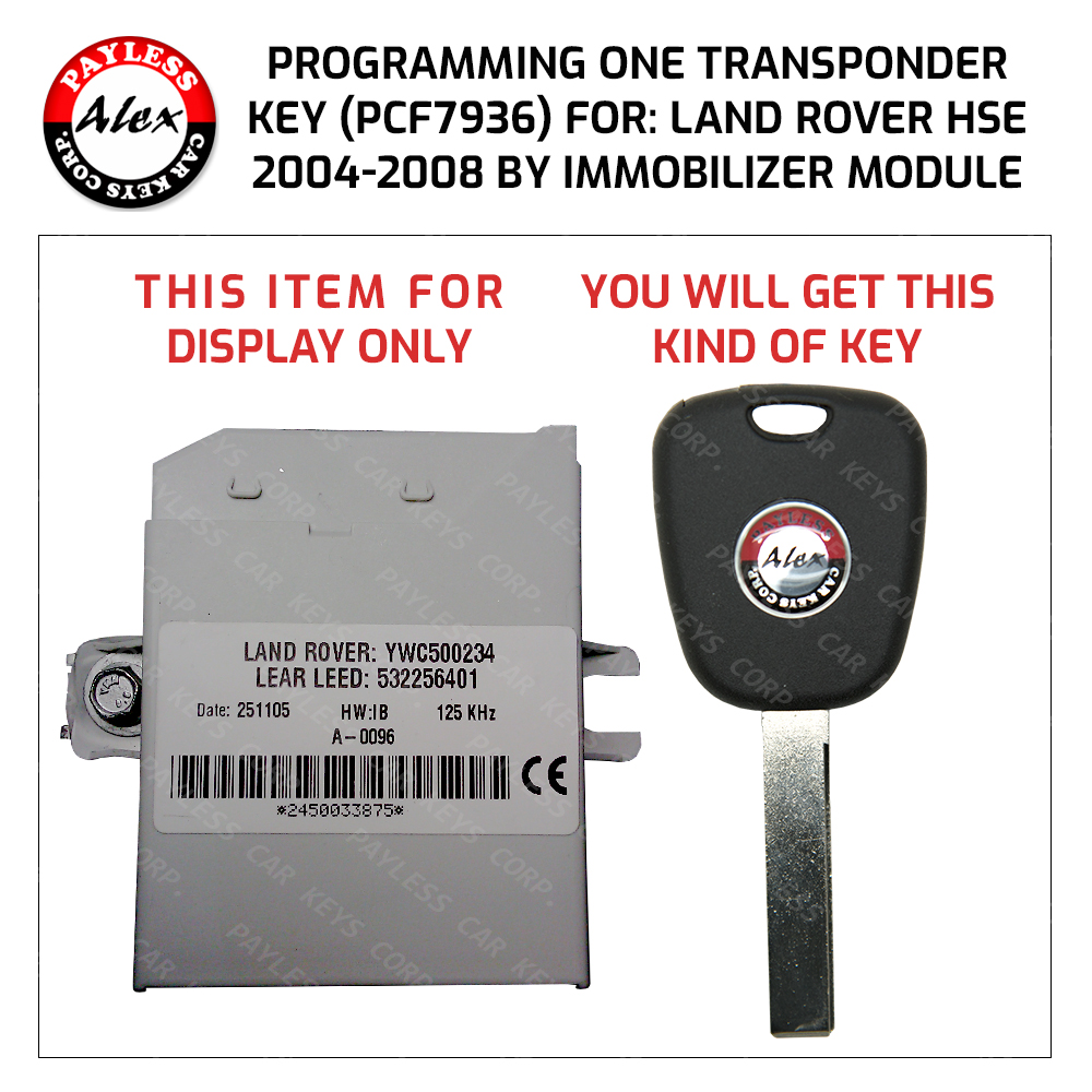 Land Rover Hse 2003+ Key Programming Service