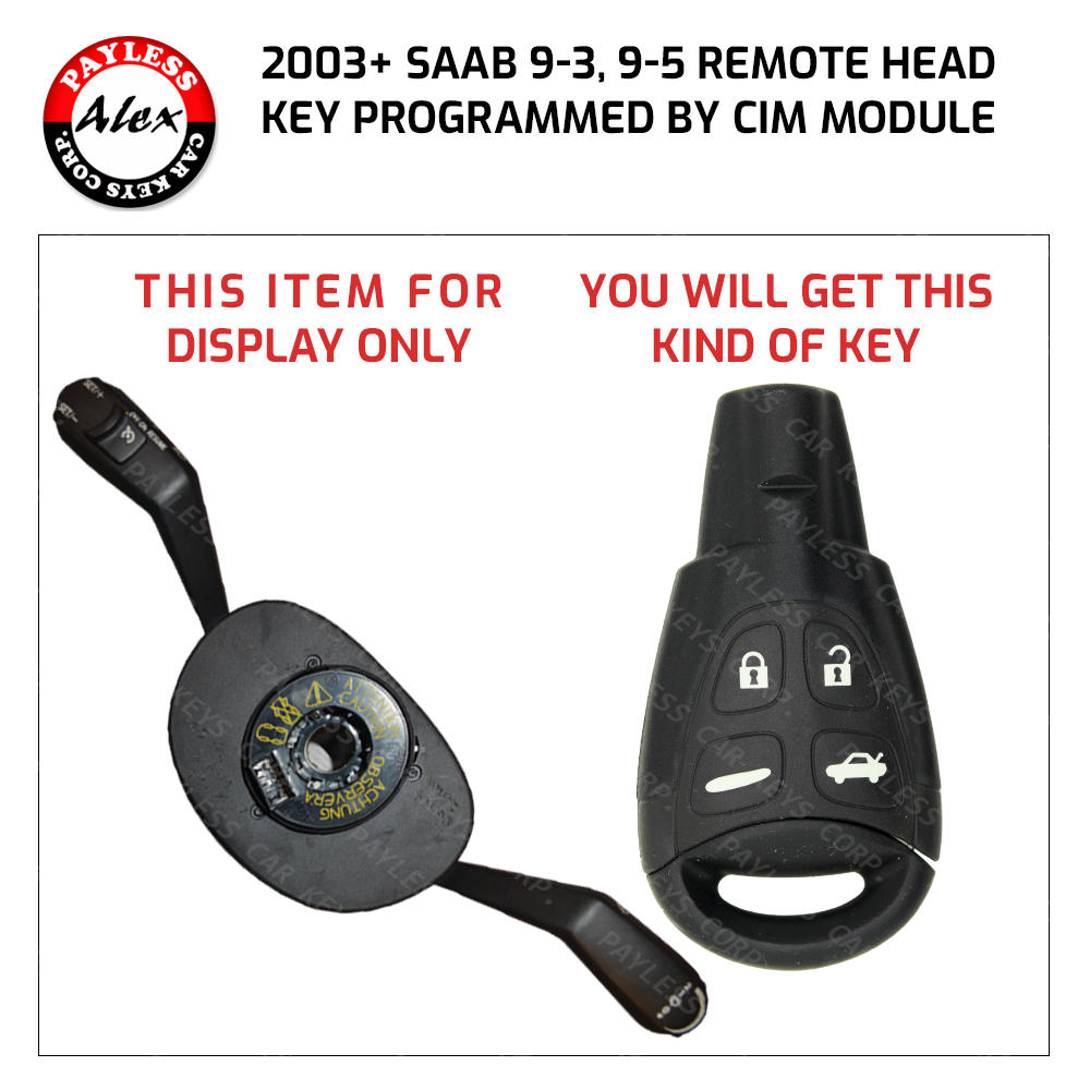 2003+ Saab 9-3 Key Programming Service By Cim Module
