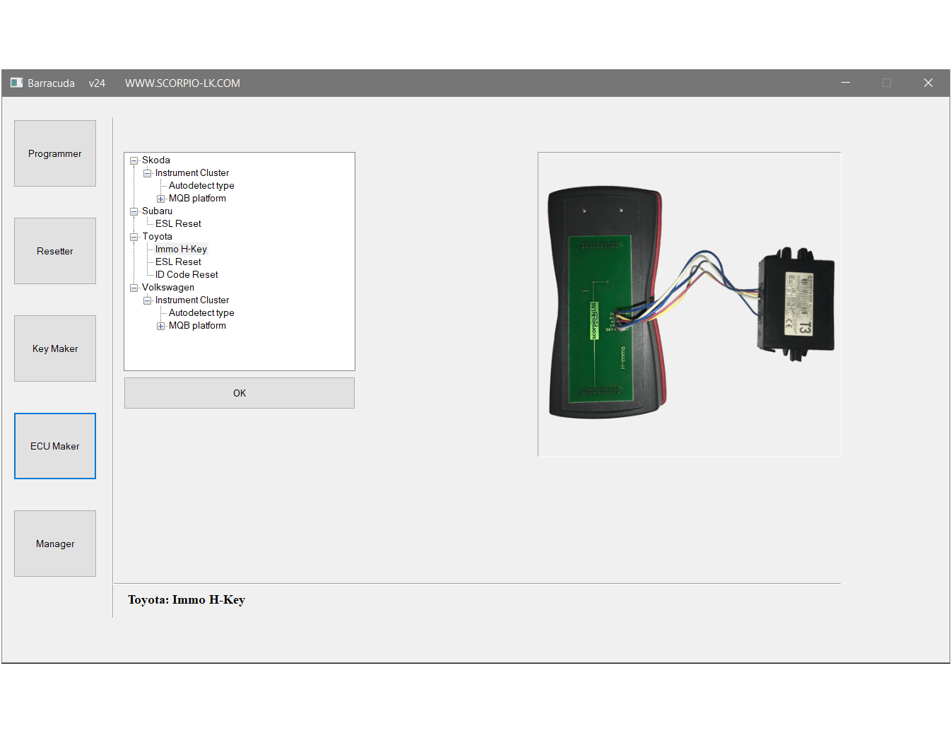 Barracuda Base Programmer