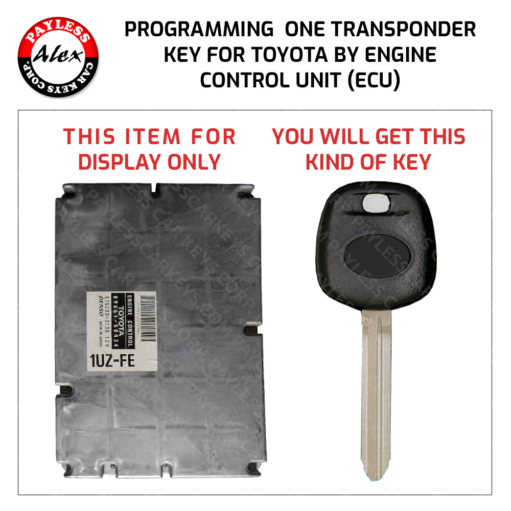 1998-2003 Toyota Key Programming By Engine Control Unit