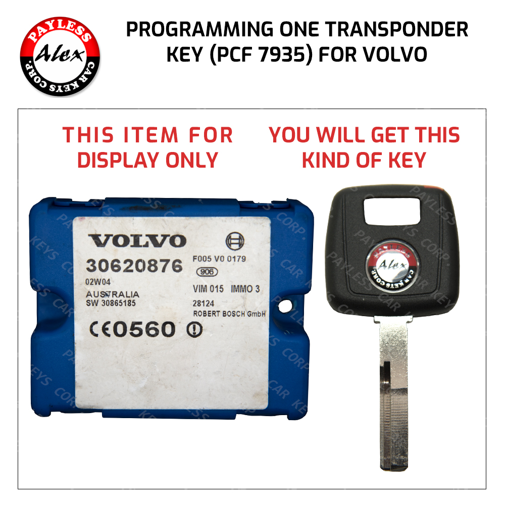 1999-2004 Volvo key programming service by immobox