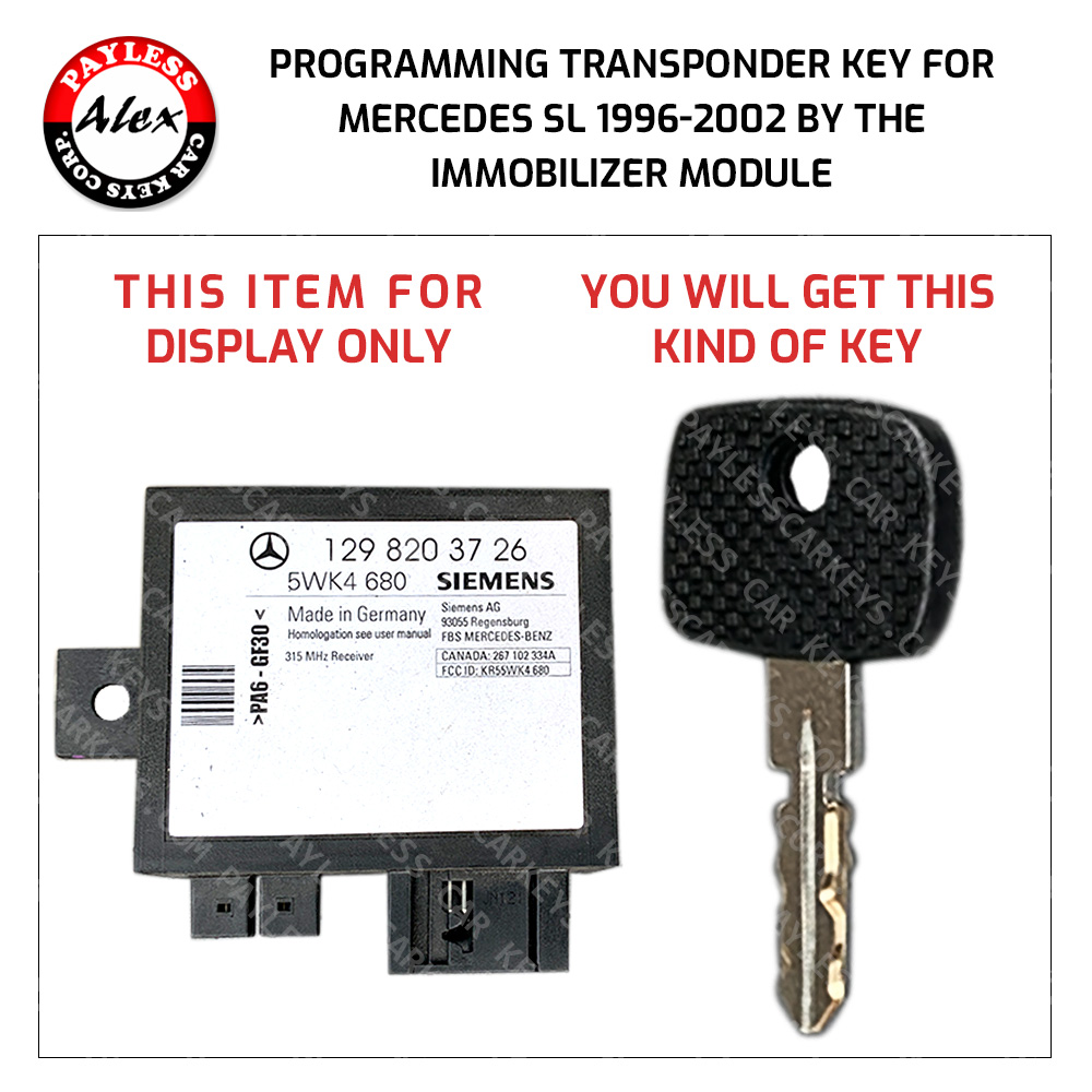 Mercedes-benz SL 1998-2002 (W129) key programming service