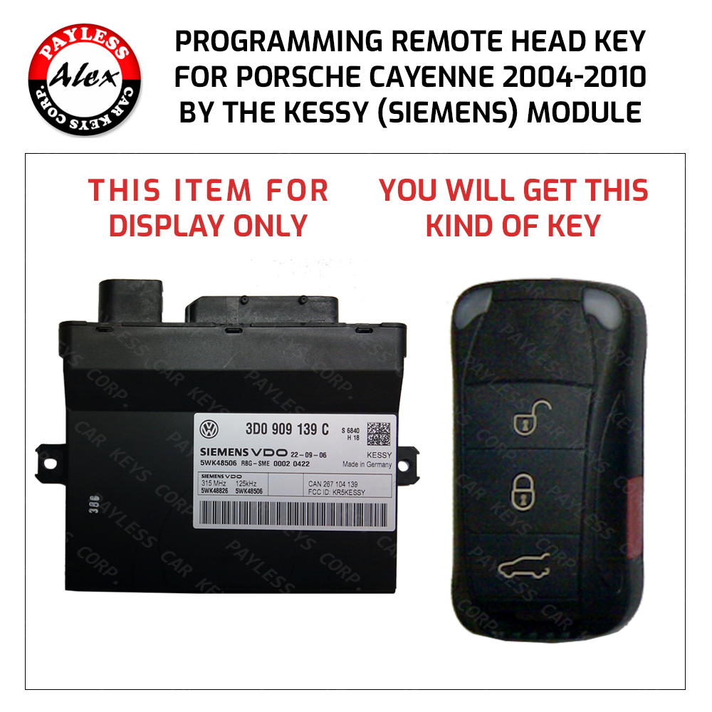 2003-2007 Porsche Cayenne Key programming service