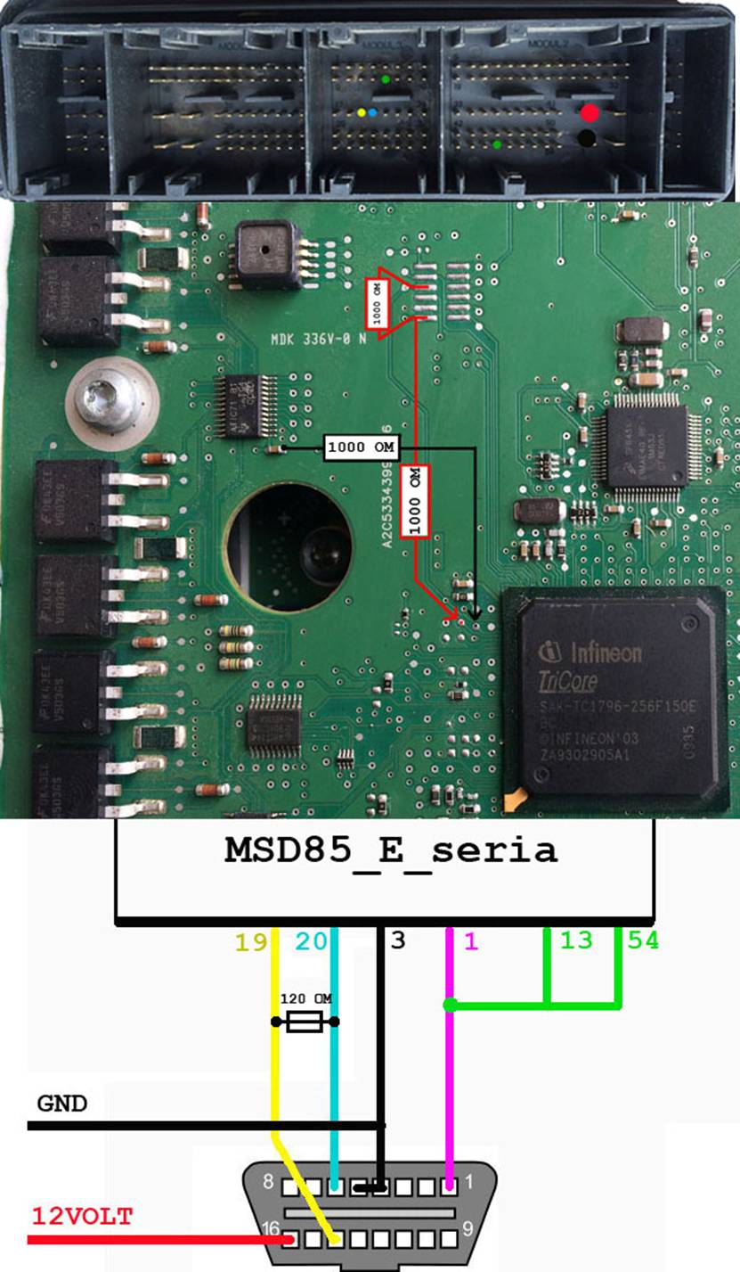 Continental DME ECU MSD85 Cloning Service