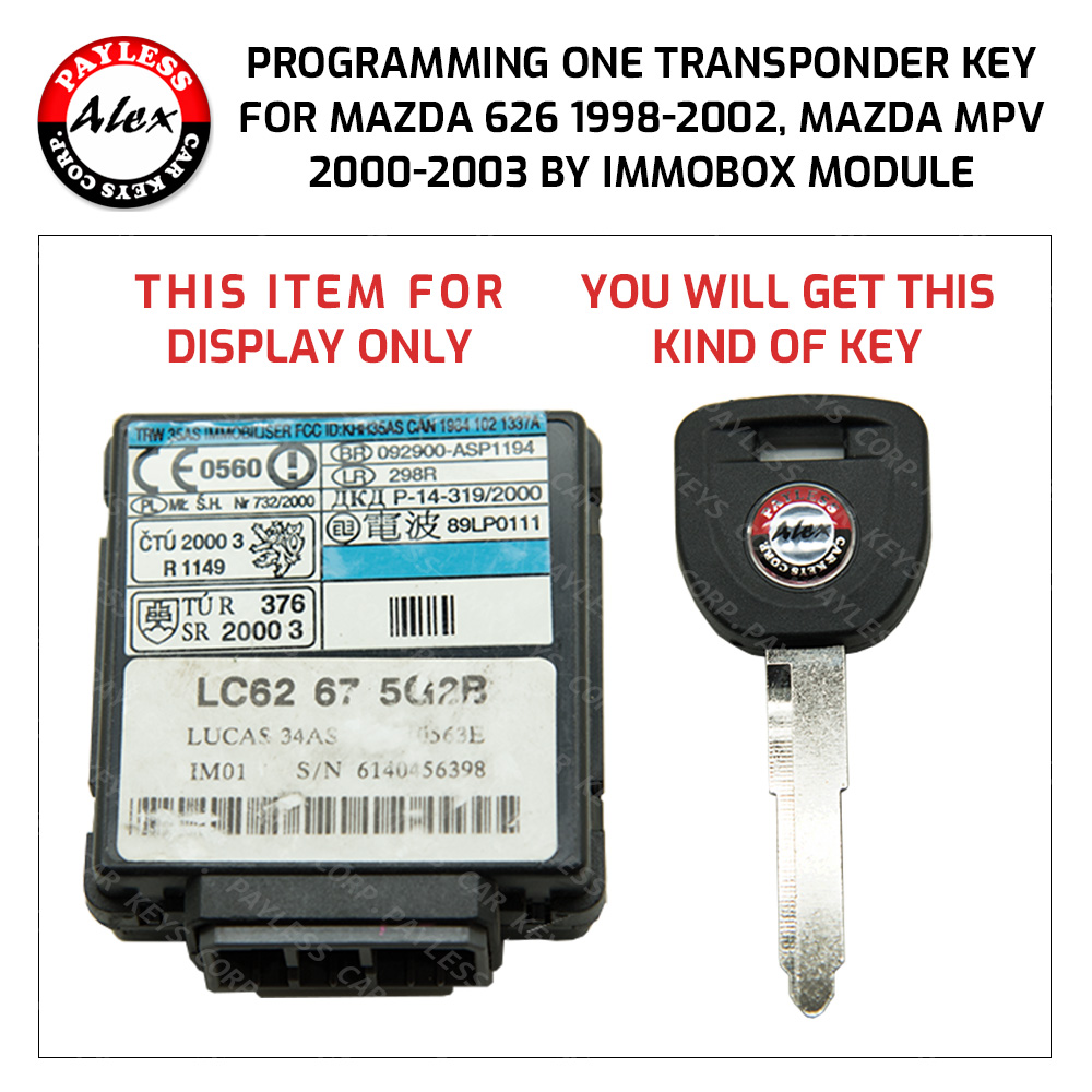 Mazda 626, MPV Key Programming By Immobilizer Module