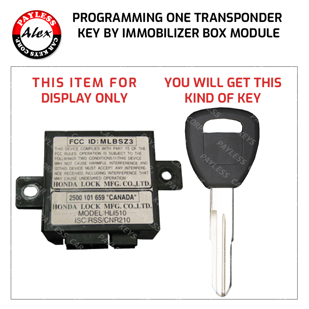 1997-2004 Honda Acura Key Programming Service