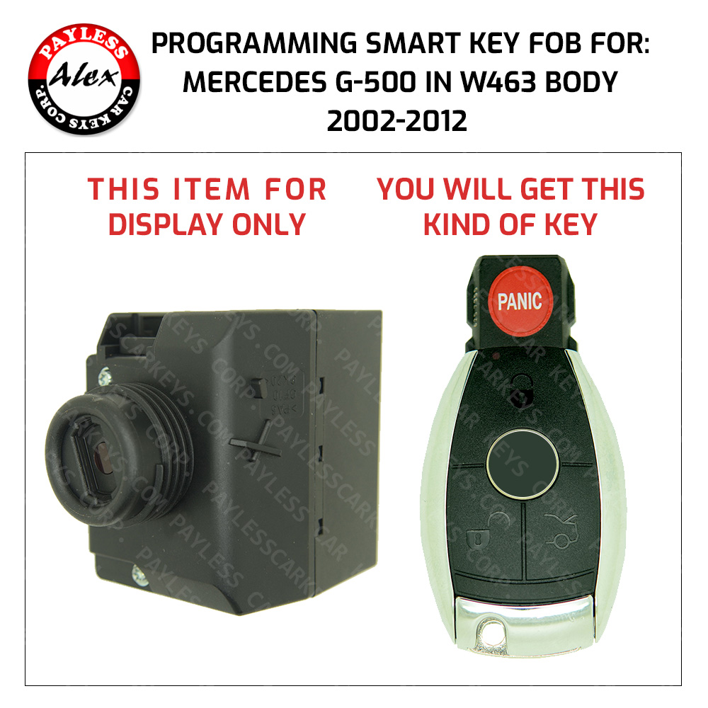 2002-2012 Mercedes-benz G-500 Smart Key Programming Service