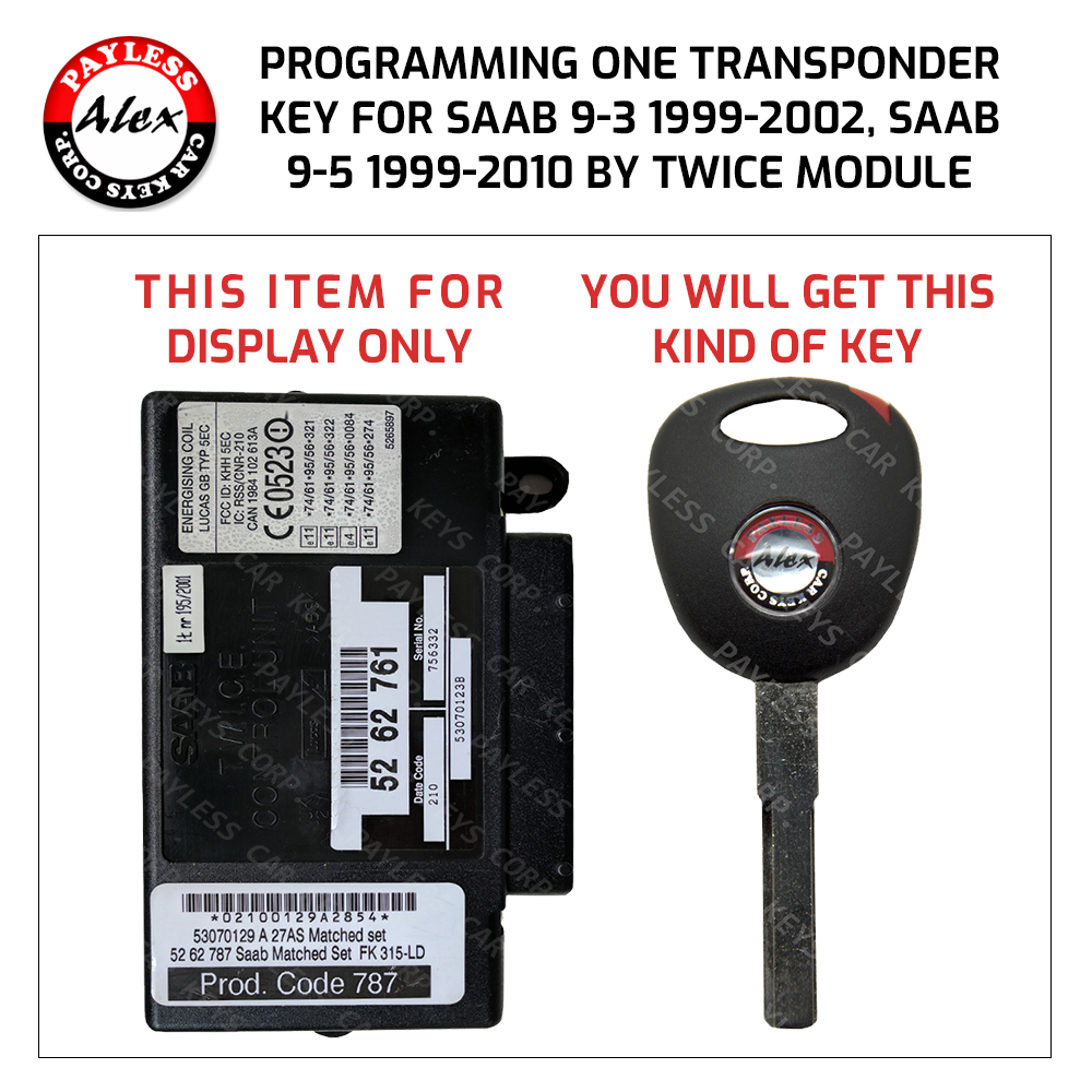 1999+ Saab Key Programming Service By Twice Module