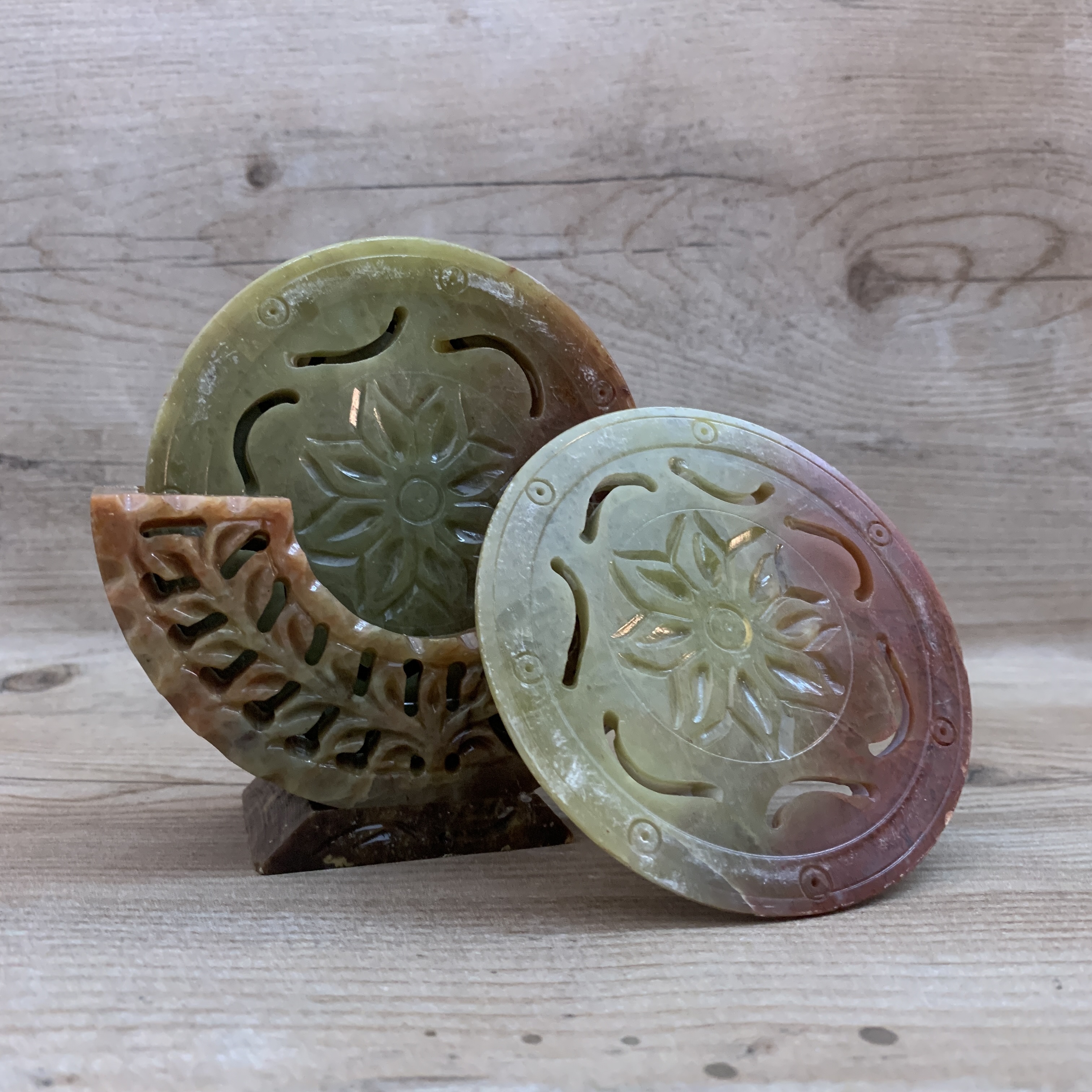 Handcrafted Gaurahari Carved Coasters