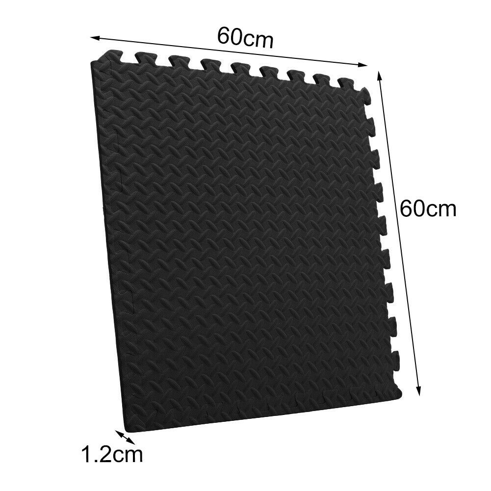 Black EVA Interlocking Tile 60cm*60cm*1.2cm