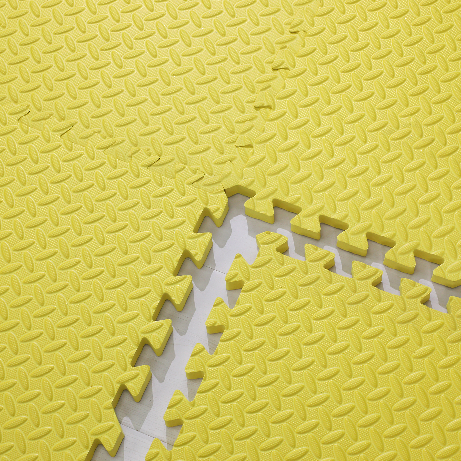 Yellow EVA Interlocking Tile 60cm*60cm*1.2cm