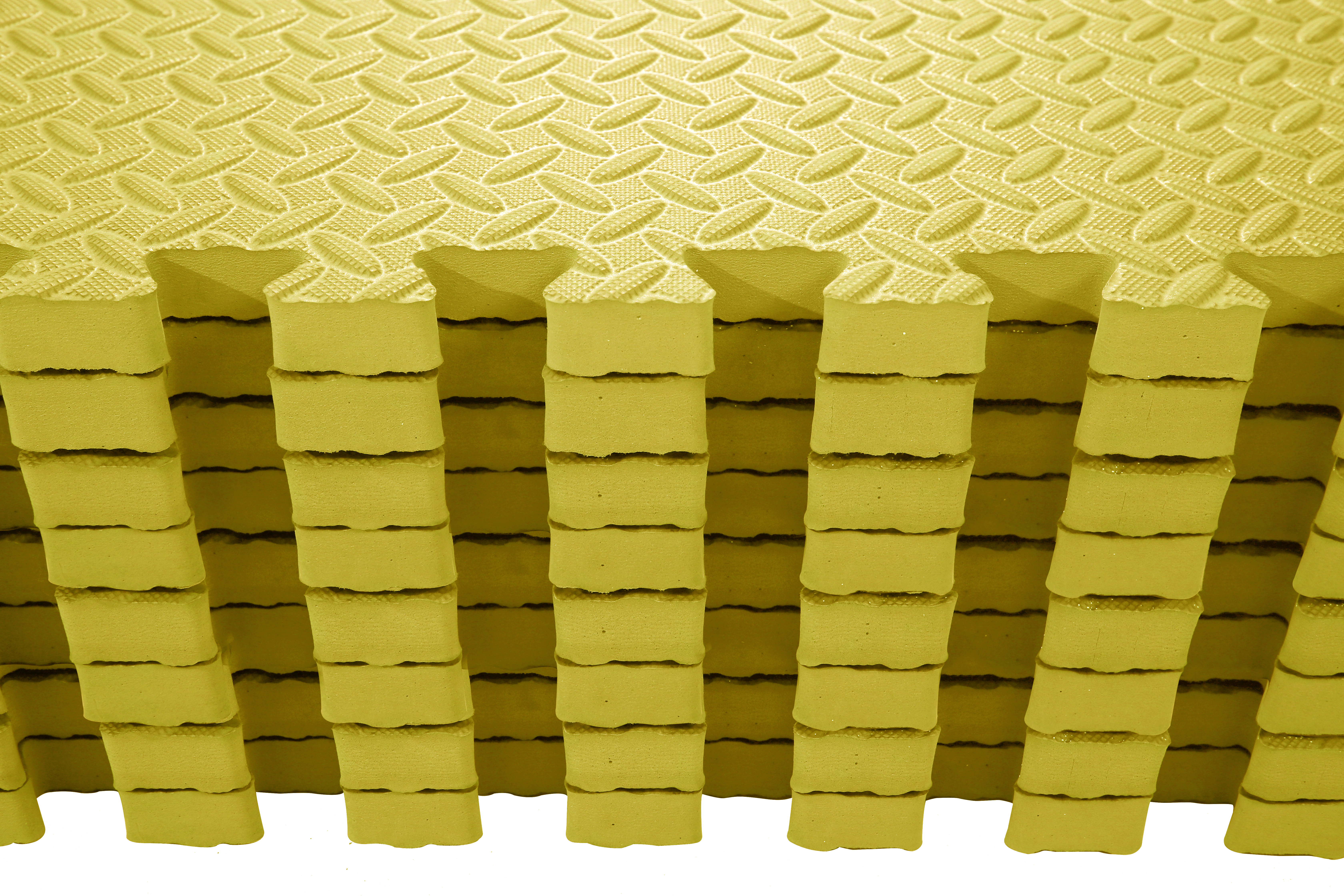 Extra Thick 20mm Yellow EVA Interlocking Foam Mats 60cm X 60cm 