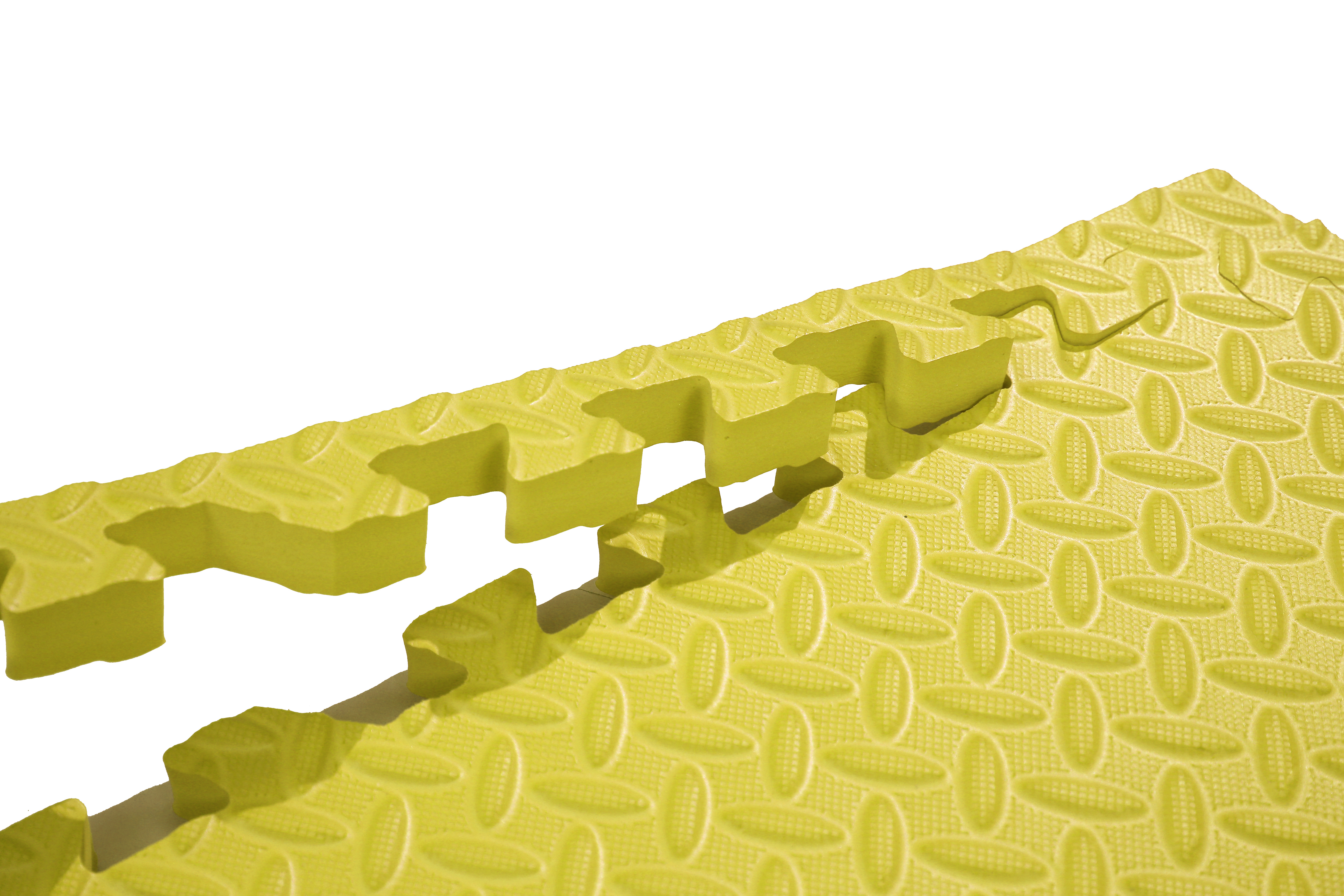 Extra Thick 20mm Yellow EVA Interlocking Foam Mats 60cm X 60cm 